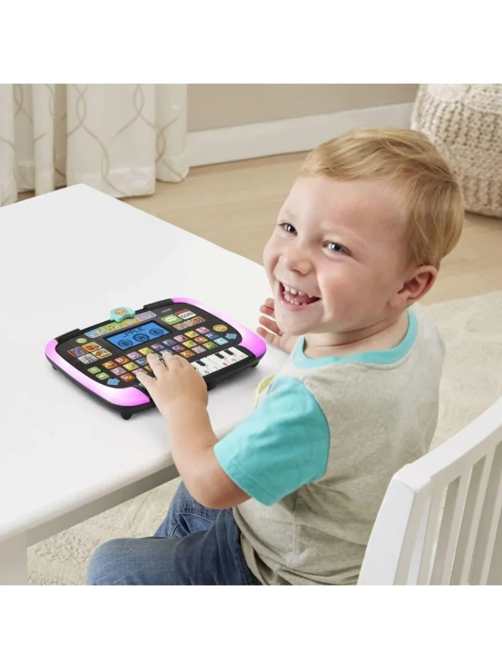 Light-Up Kids Tablet with Interactive Apps, Educational Games & Fun Sounds